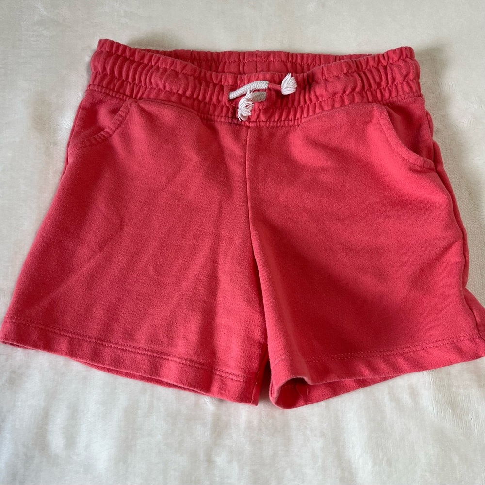 Cat & Jack Girls Size S Coral Shorts PullUp w/ Pockets Casual occasions/comfort